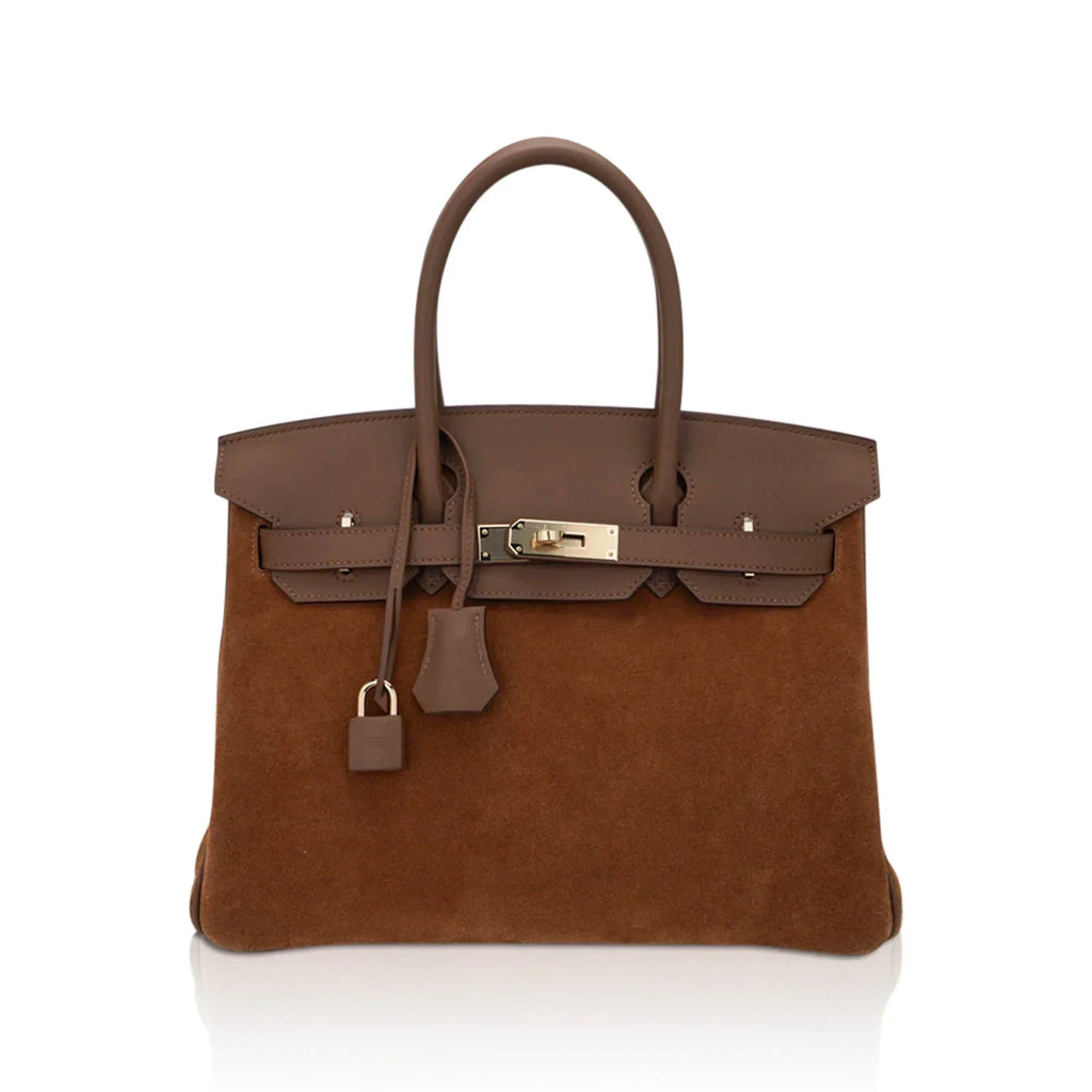 Limited Edition Birkin 30 Grizzly Bag Alezan Permabrass Hardware