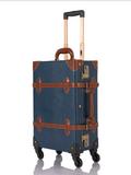 vintage-style luggage