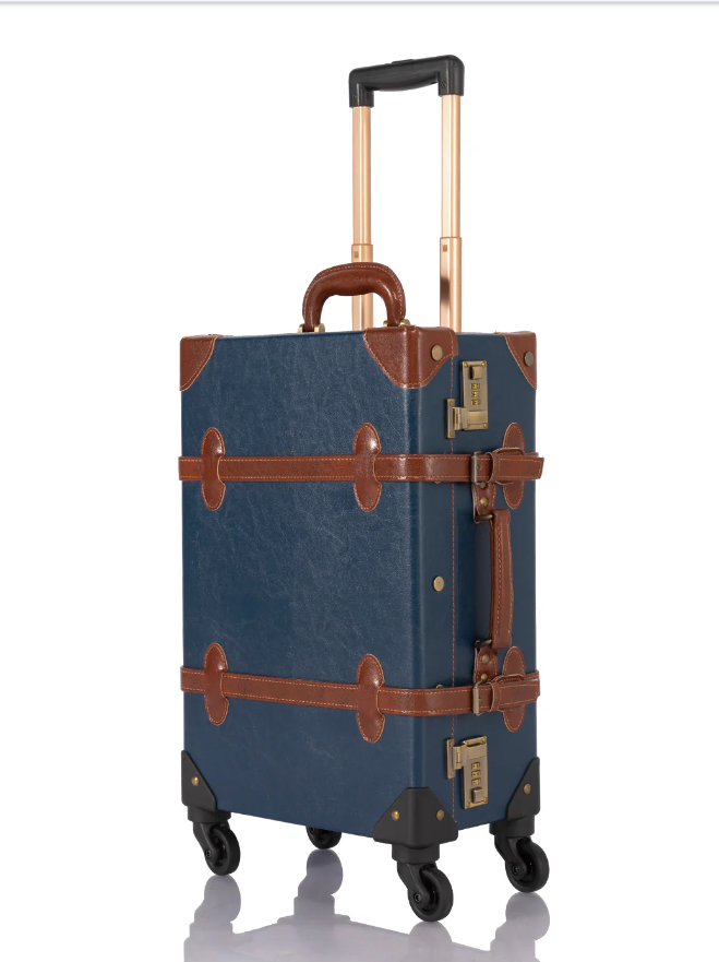 vintage-style luggage