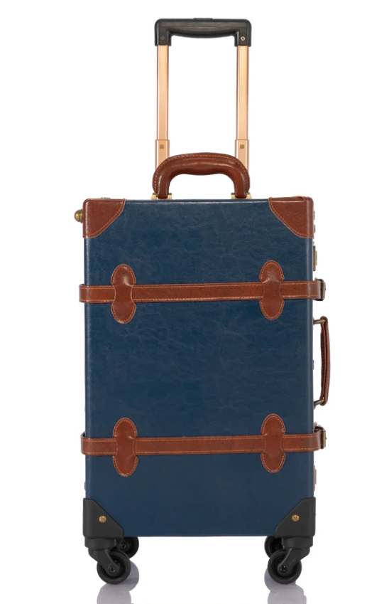 vintage-style luggage