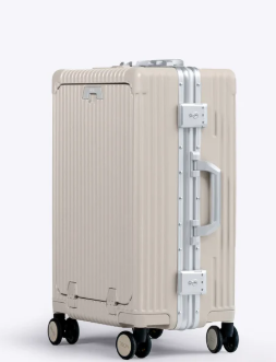 Women's White Suitcase