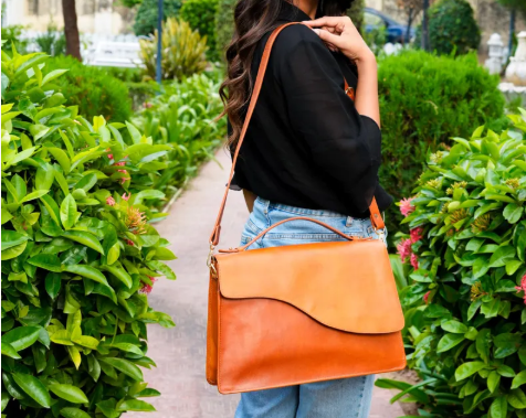 Women Leather laptop bag