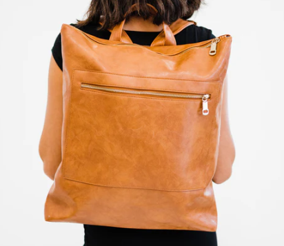 Women's Vegan Leather Laptop Backpack