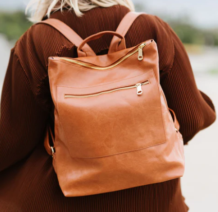 Women's Vegan Leather Laptop Backpack