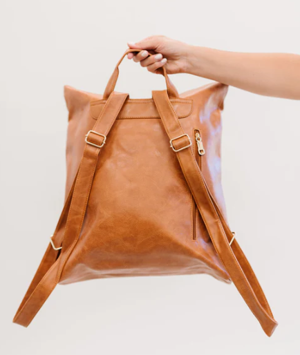 Women's Vegan Leather Laptop Backpack