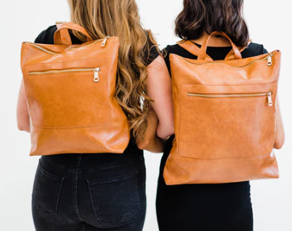 Women's Vegan Leather Laptop Backpack
