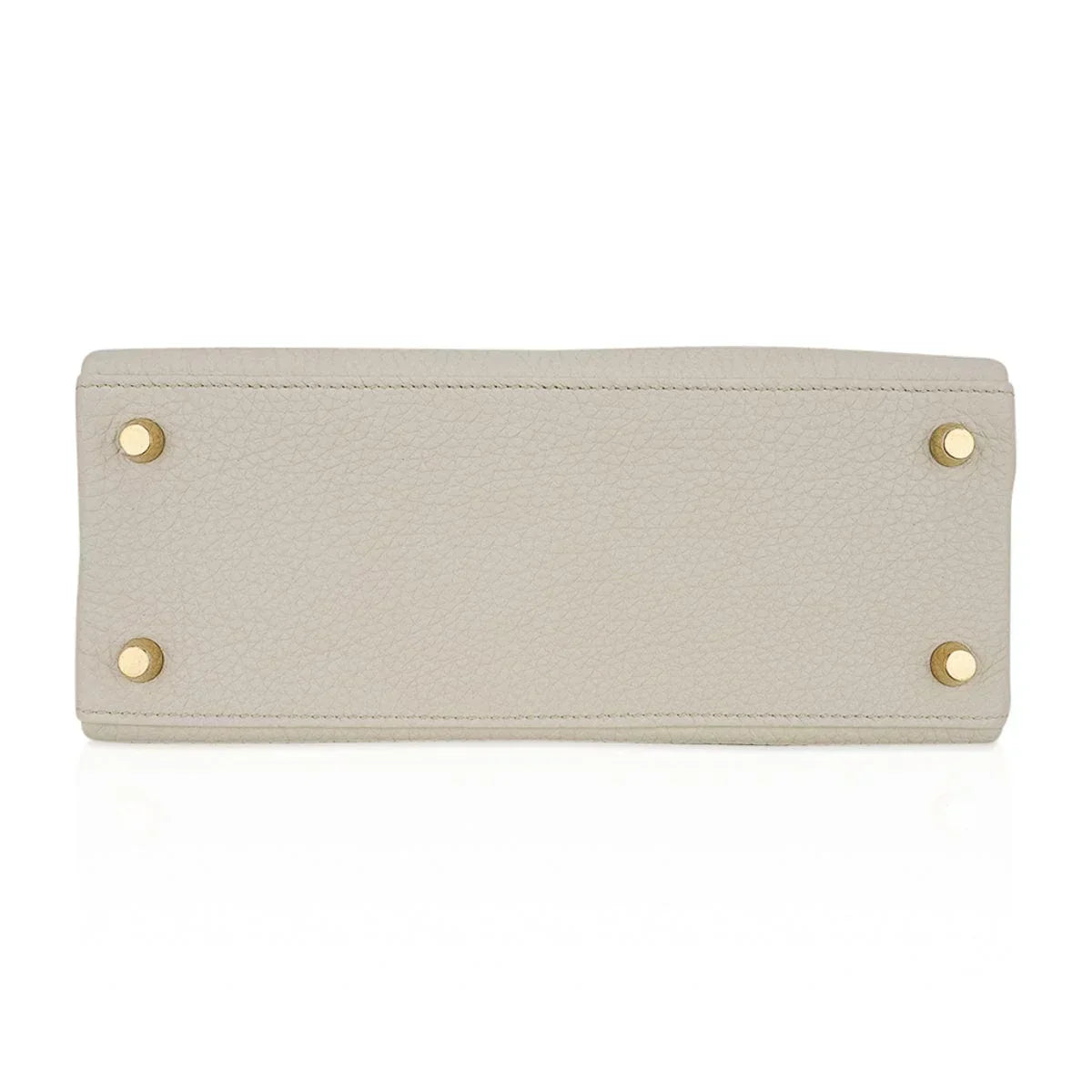 Kelly 25 Retourne Bag Beton Togo Leather with Gold Hardware