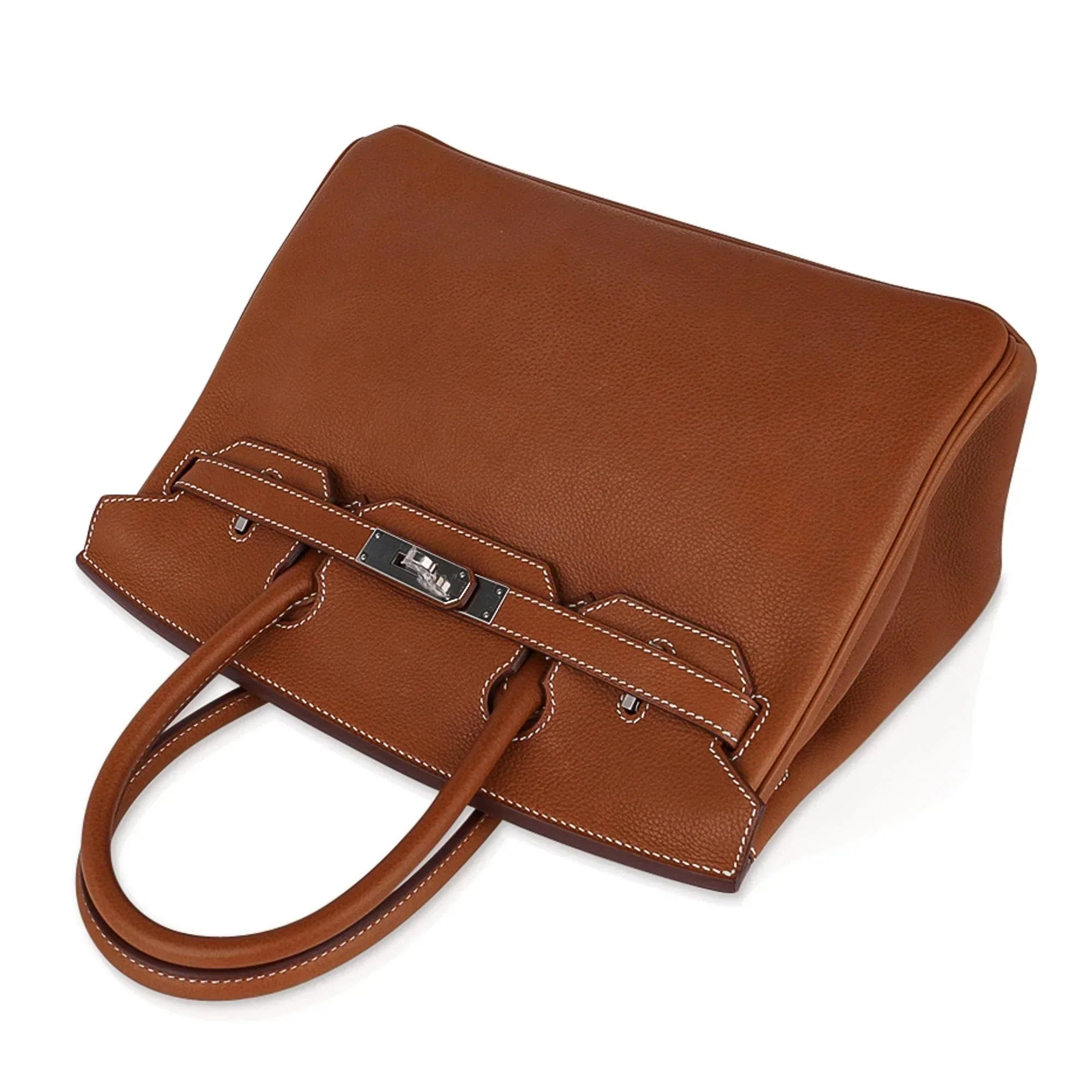 Birkin 30 Bag Barenia Faubourg Palladium Hardware