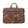 Leather Business Briefcase / Laptop Case 14"