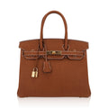Birkin 30 Bag Barenia Faubourg Leather with Gold Hardware