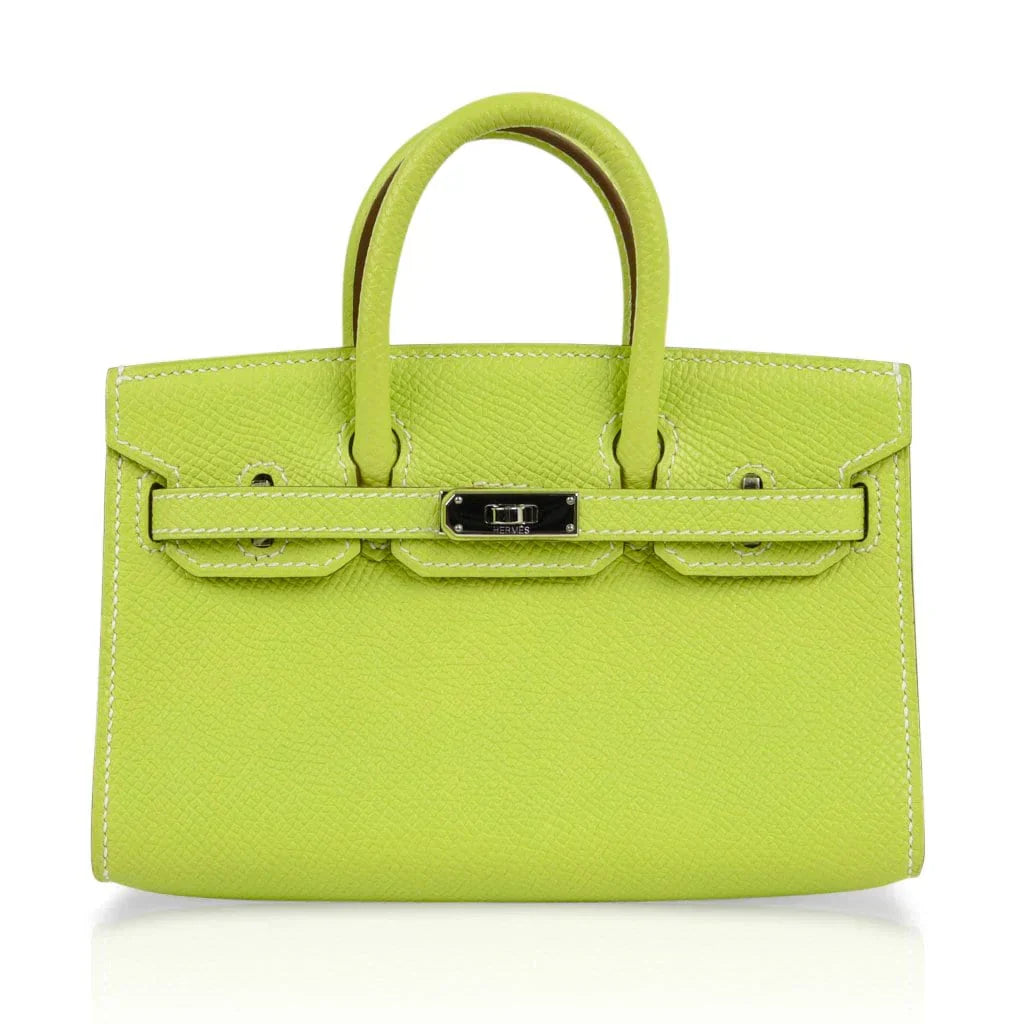Birkin Tiny Bag Miniature Micro Kiwi Epsom Limited Edition